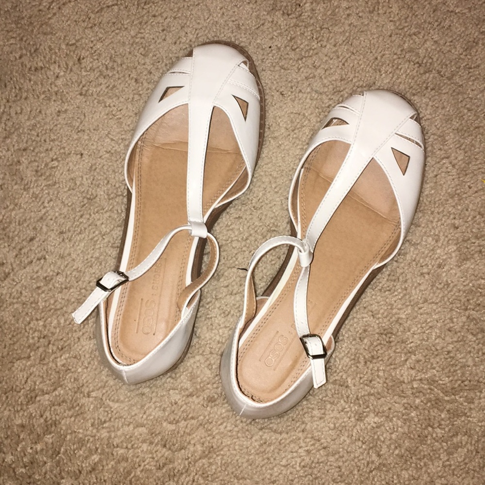 ASOS White flats
